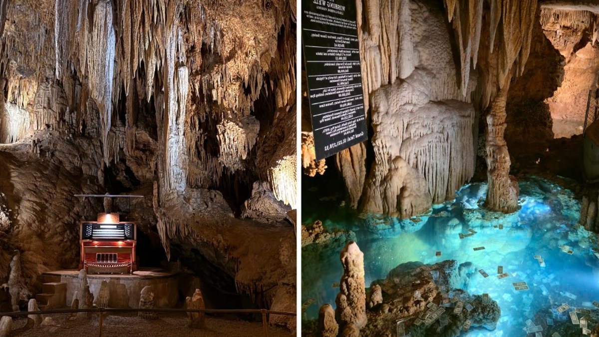 Virginia cave’s stalactites create natural-sounding organ music - stalactite organ music