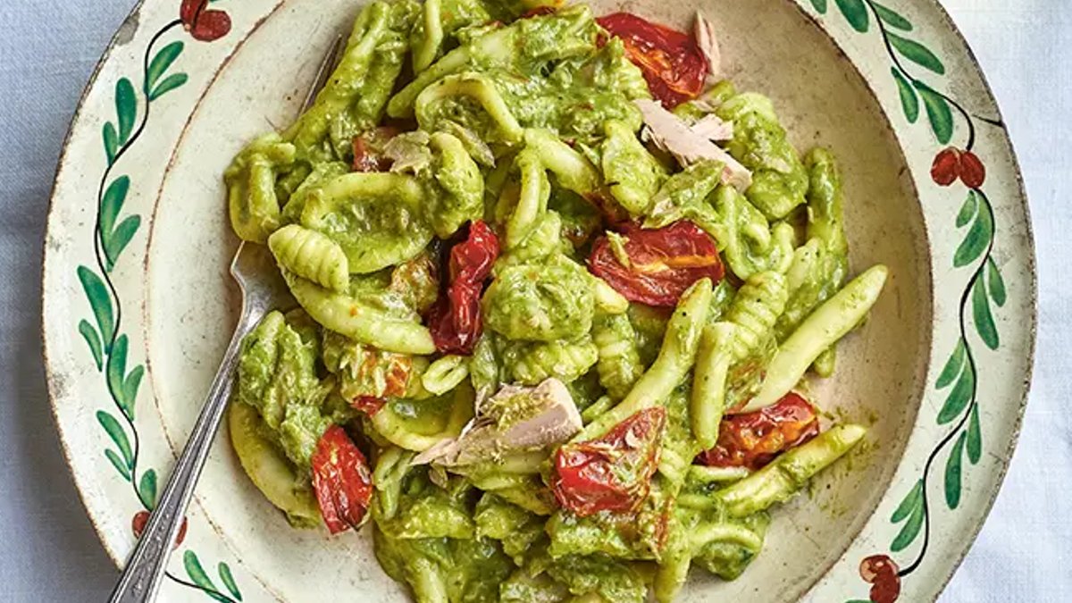 Chef Highlights Sardinian Tuna Pasta in Cookbook - sardinian tuna pasta