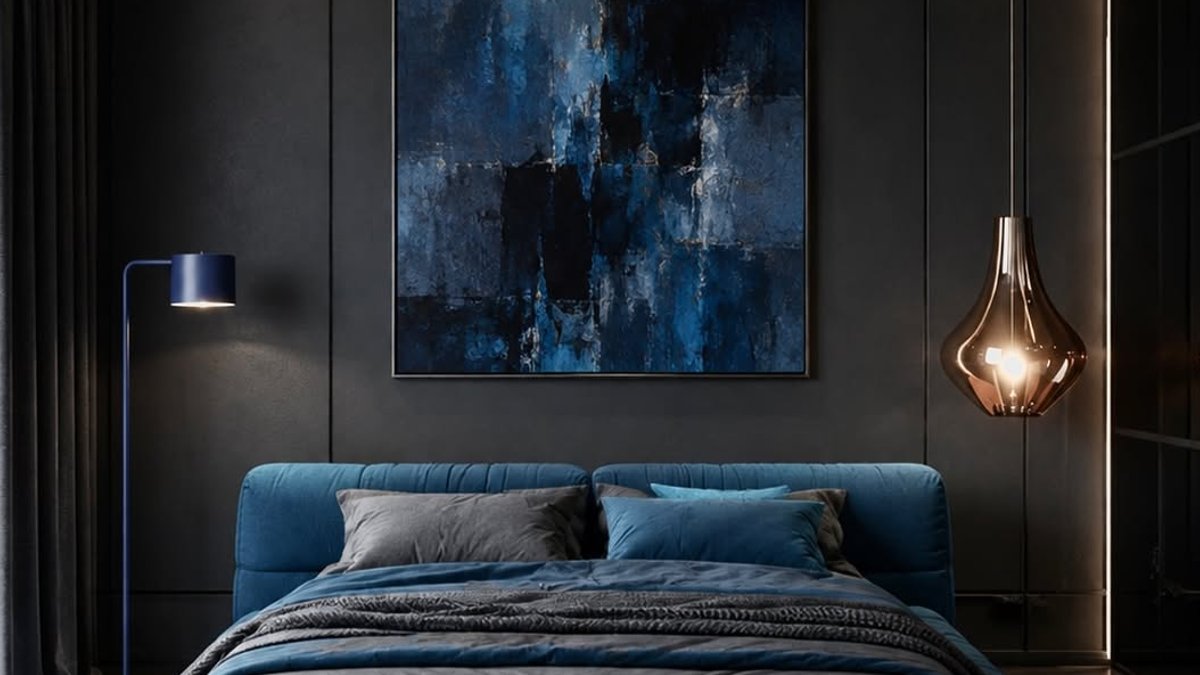 Designers Showcase 14 Blue Bedroom Styles - blue bedroom