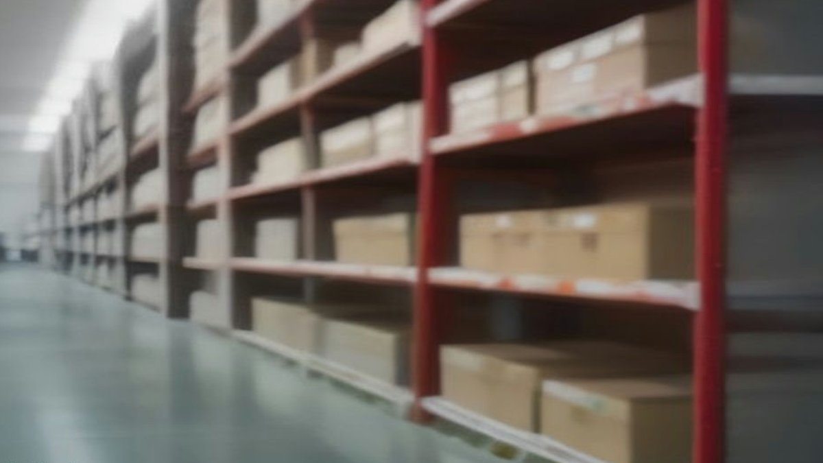 Local charities share £38,000 from Spar’s cashback scheme **Spar regional warehouse shelves**.
