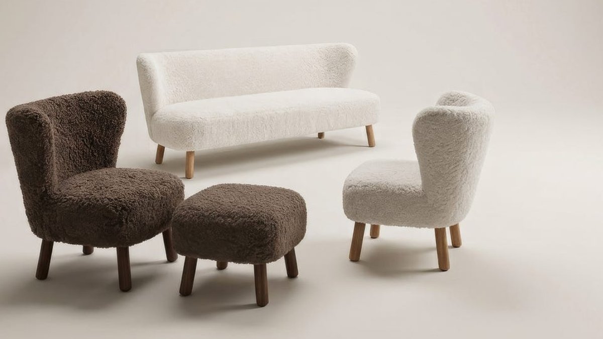 Autumn’s shearling furniture and decor trend takes hold - shearling furniture decor