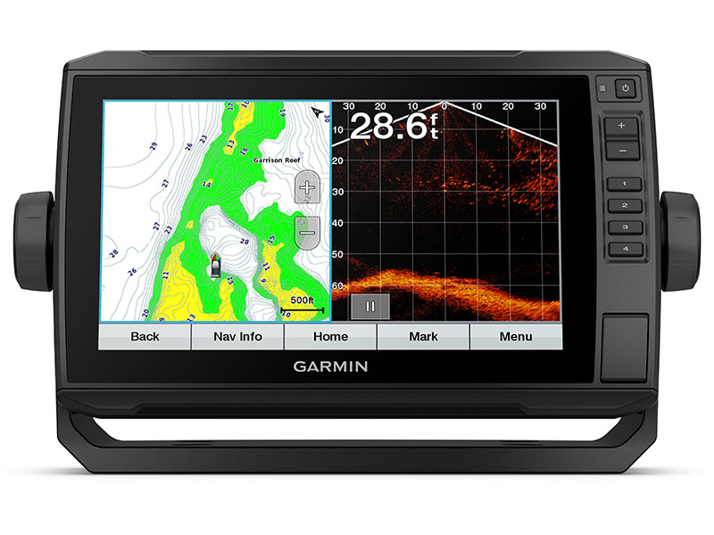 Garmin ECHOMAP™ UHD2 93SV LiveScope™ Plus Ice Fishing Bundle LI w