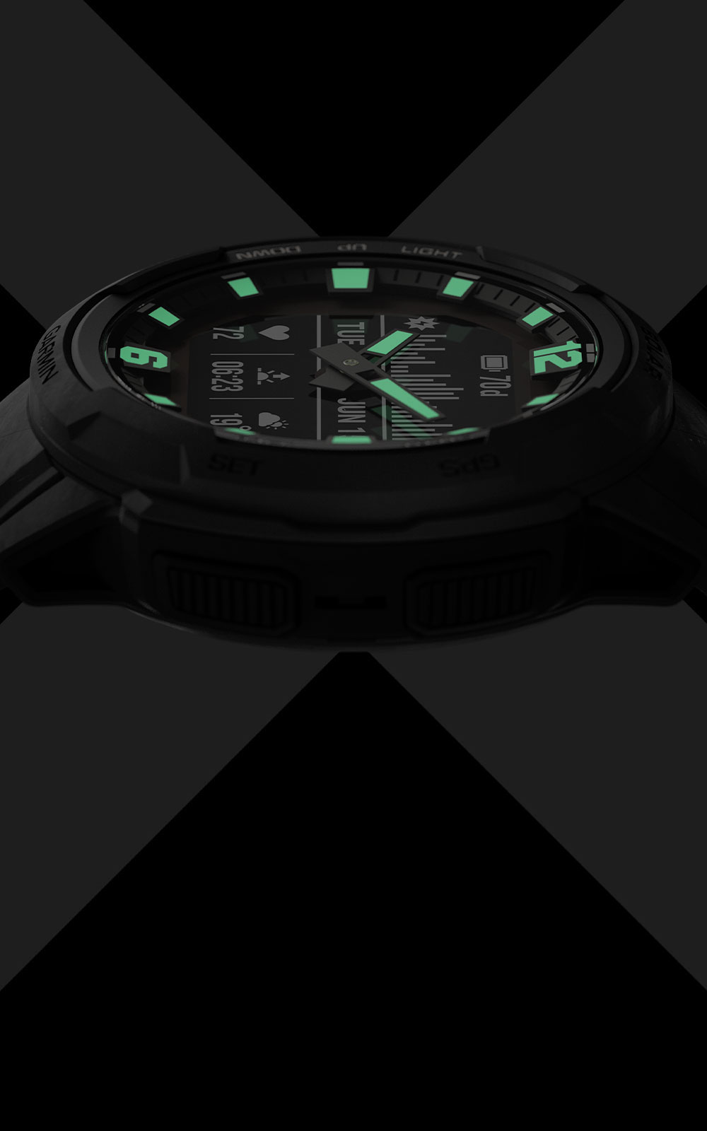 Garmin Instinct® Crossover Solar | Rugged Hybrid Smartwatch