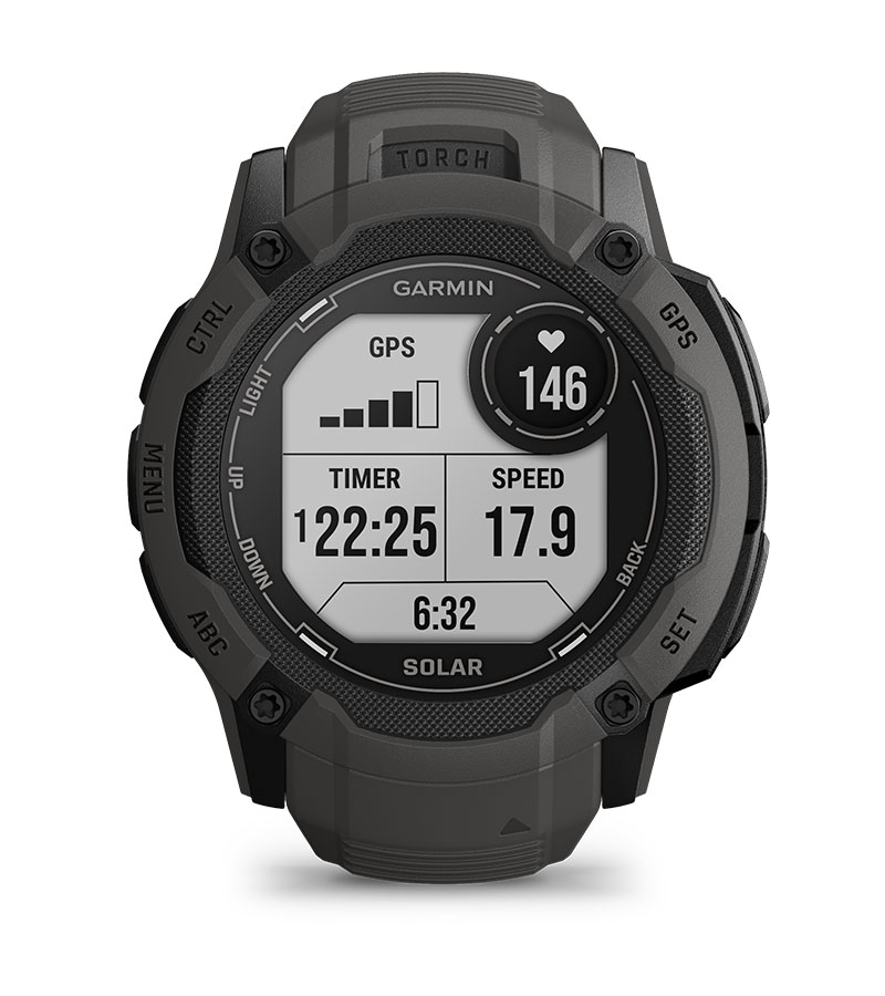 Garmin Instinct 2X Solar Samanų spalvos