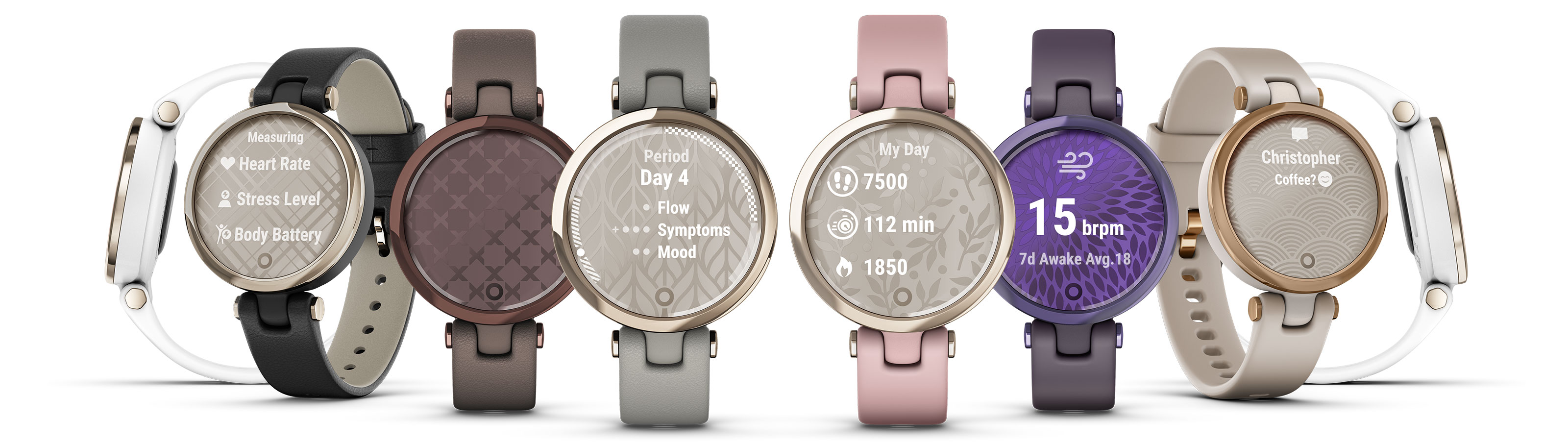 Correa de reloj inteligente para Garmin Lily, pulsera de cuero para mujer,  correa de reloj con herramienta Ndcxsfigh