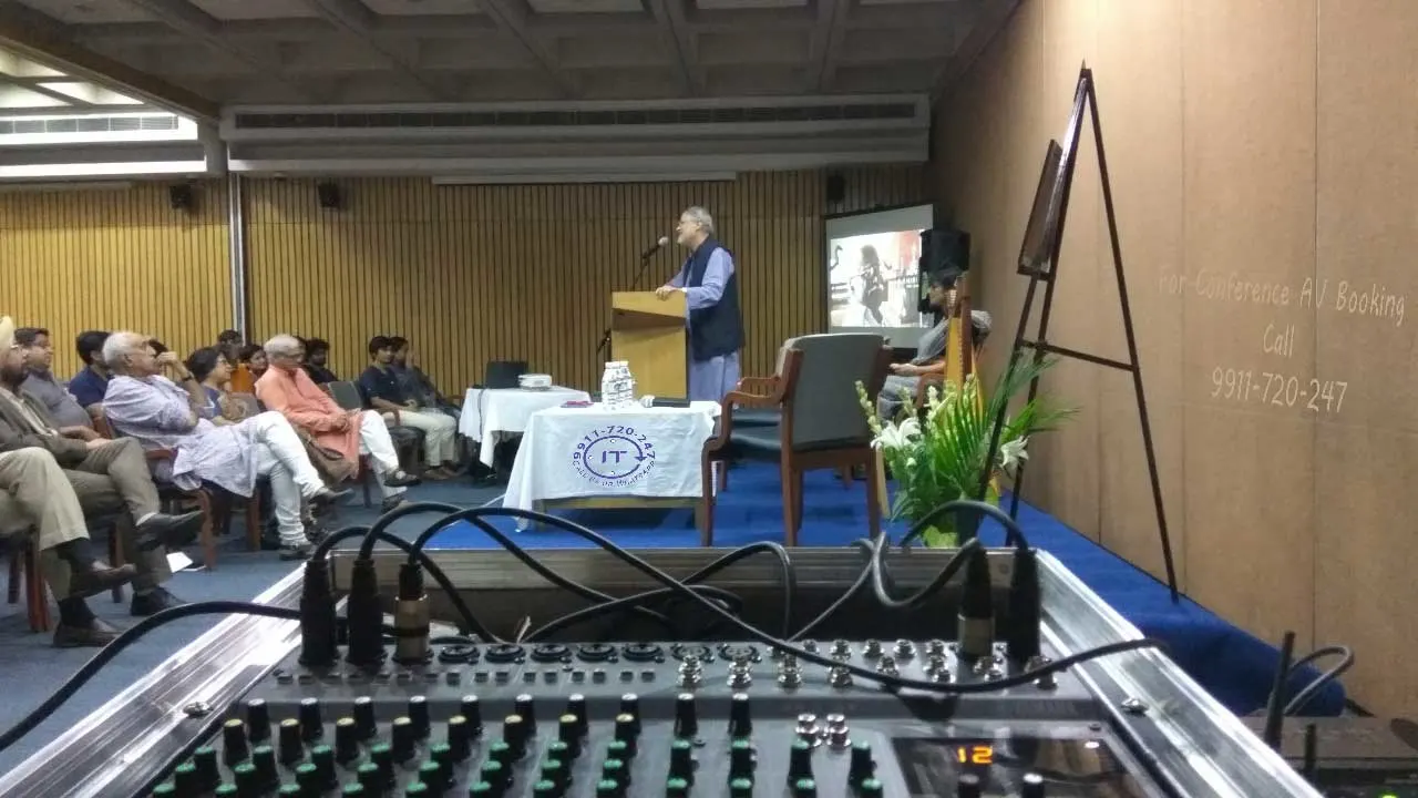 corporate event AV setup in Noida