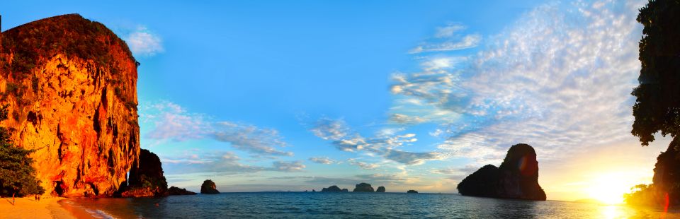 Pano de la playa sur de Krabi