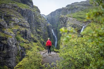 Glymur, waterfall in Hvalfjord