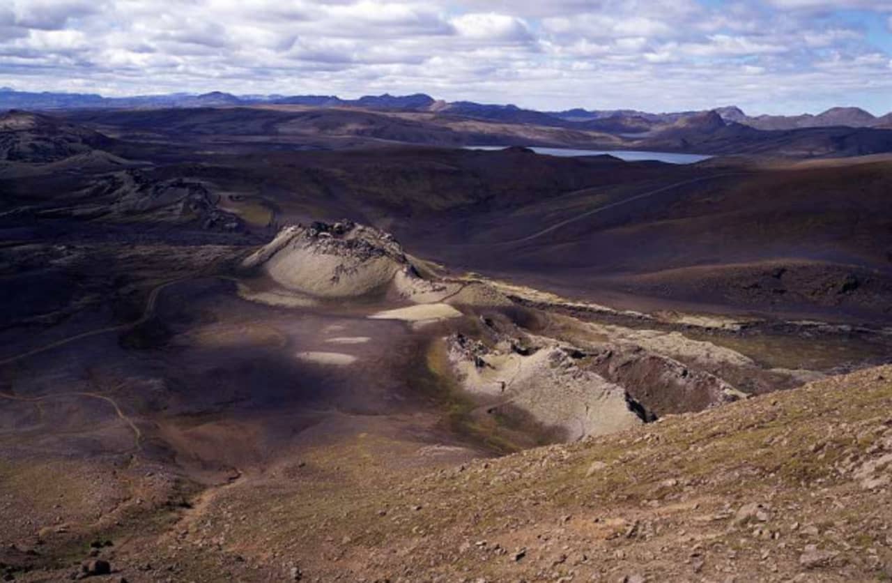 South Iceland Lakag gar craters Laki  Vatnajokull 