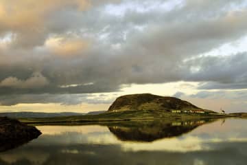 Helgafell Holy Mountain in Snaefellsnes peninsula