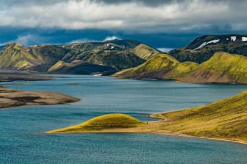 Langisjór Lake, Fögrufjöll, Grænifjallgarður