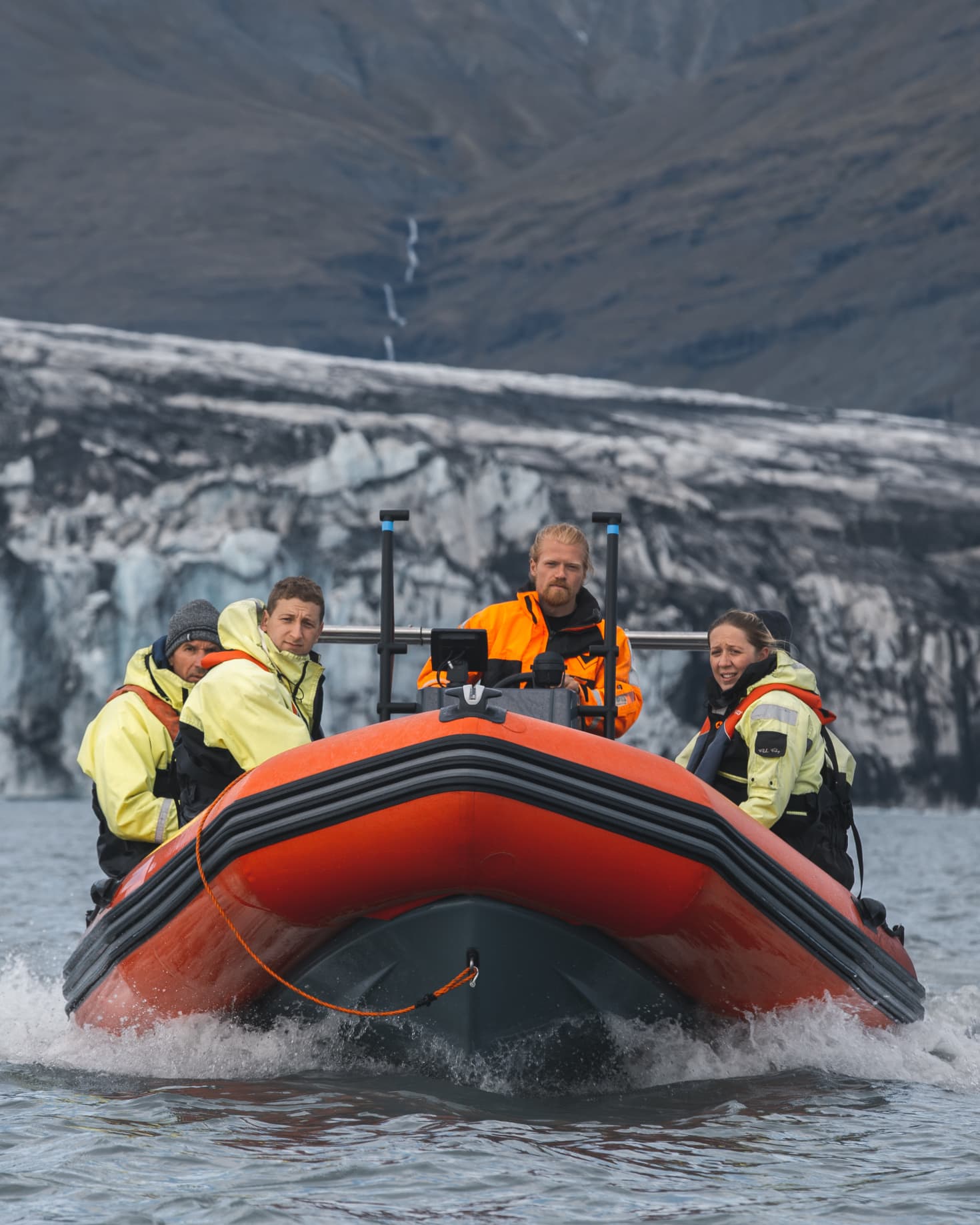 island gletscher tour boot