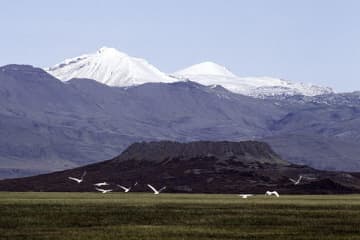 Eldborg Crater Snaefellsnes peninsula