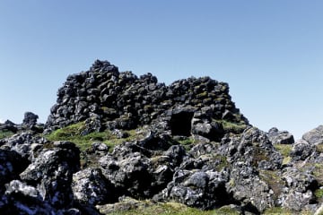 Fiskibyrgi við Gufuskála á Snæfellsnesi