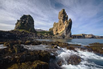 Londrangar basalt cliffs in Snaefellsnes