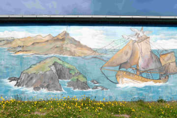 Statues and Memorials of Fáskrúðsfjörður town