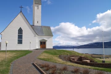 Hallgrim's Church in Hvalfjordur