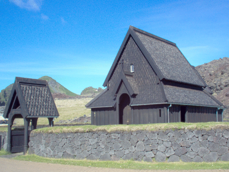 Stave Church Westman Islands