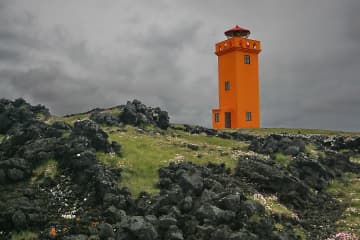 Skálasnagaviti lighthouse, at Snaefellsnes