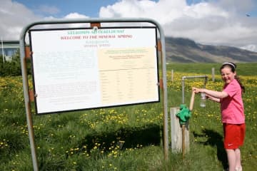 Olkelda mineral spring in Snaefellsnes