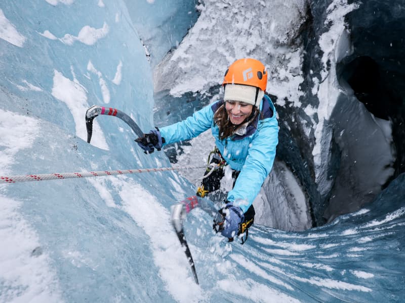 Ice climbing