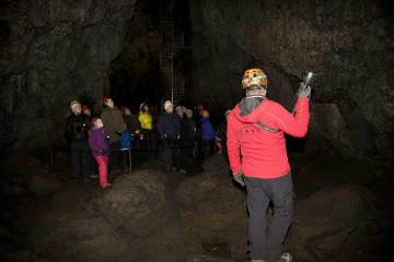 Vatnshellir Cave in Snaefellsnes peninsula