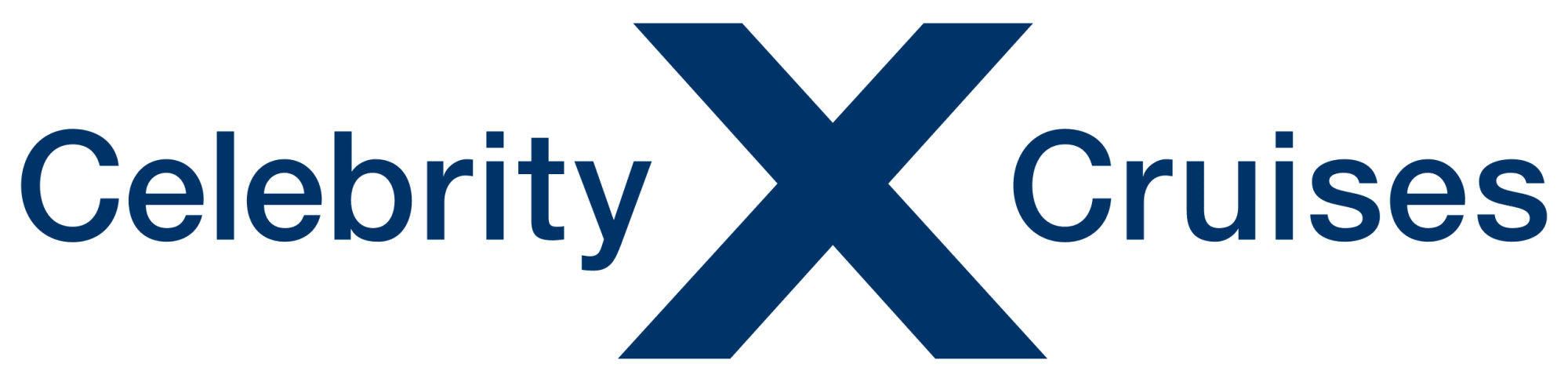 The official Celebrity Cruises logo featuring the company name in dark blue text with a distinctive
