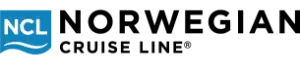 Norwegian Cruise Line logo with blue NCL square and black text