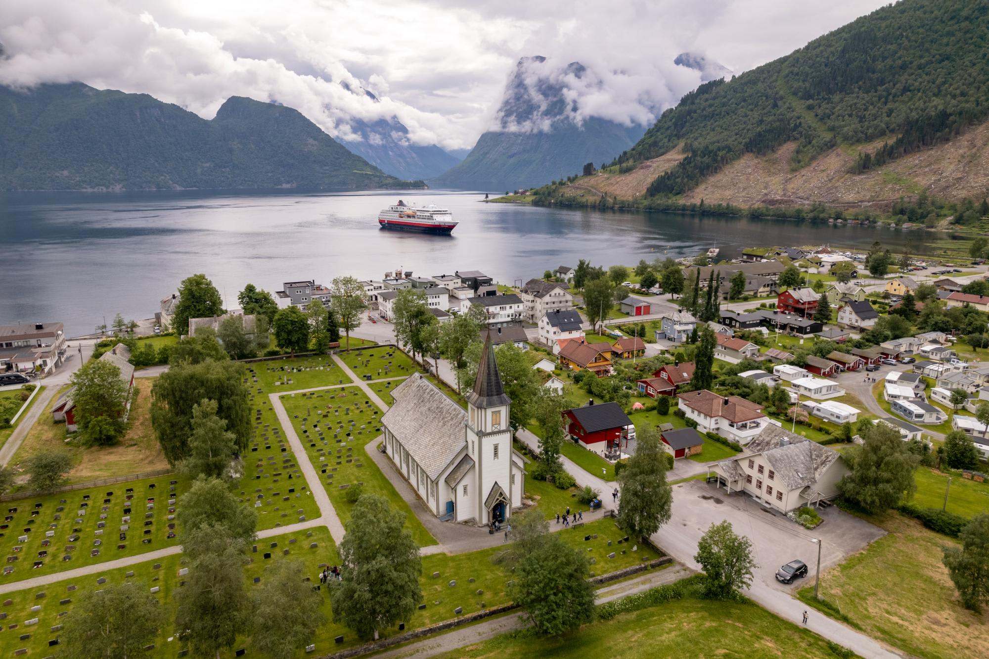 CREDIT-Hurtigruten-Open-Village-Concept-Hurtigruten-Ship-In-Saebo-Photo-Michel-Afflerbach-Hurtigruten CREDIT - Hurtigruten Open Village Concept - Hurtigruten Ship In Saebo - Photo, Michel Afflerbach