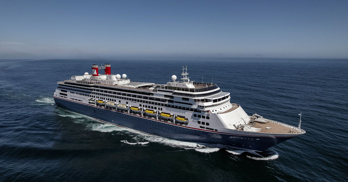 Bolette Cruise Ship at Sea