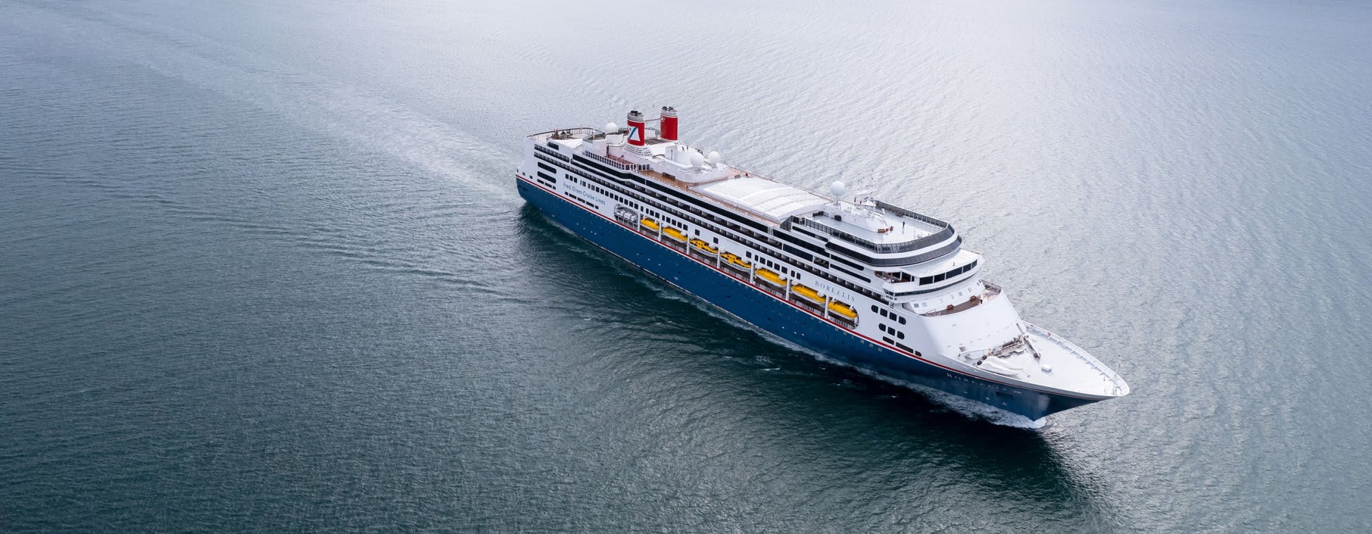 Borealis Cruise Ship at Sea