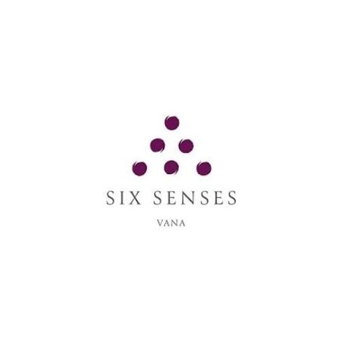 Six Senses Vana logo with purple dots arranged in triangular pattern