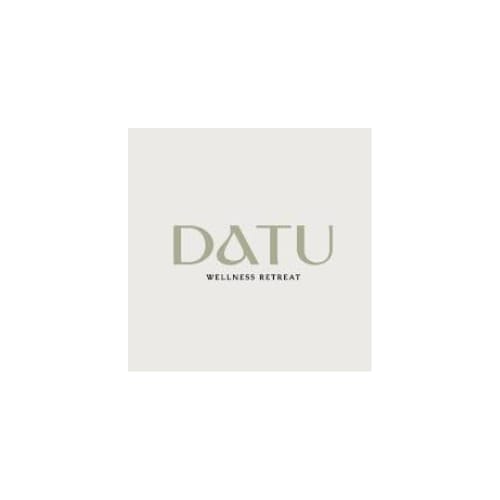 DATU Wellness Retreat logo on beige background