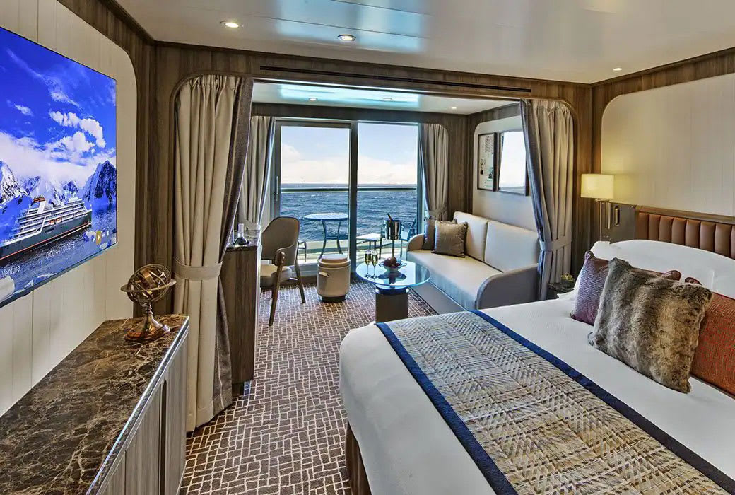 Seabourn-Venture-Veranda-Suite Ultra-Luxury Expedition
