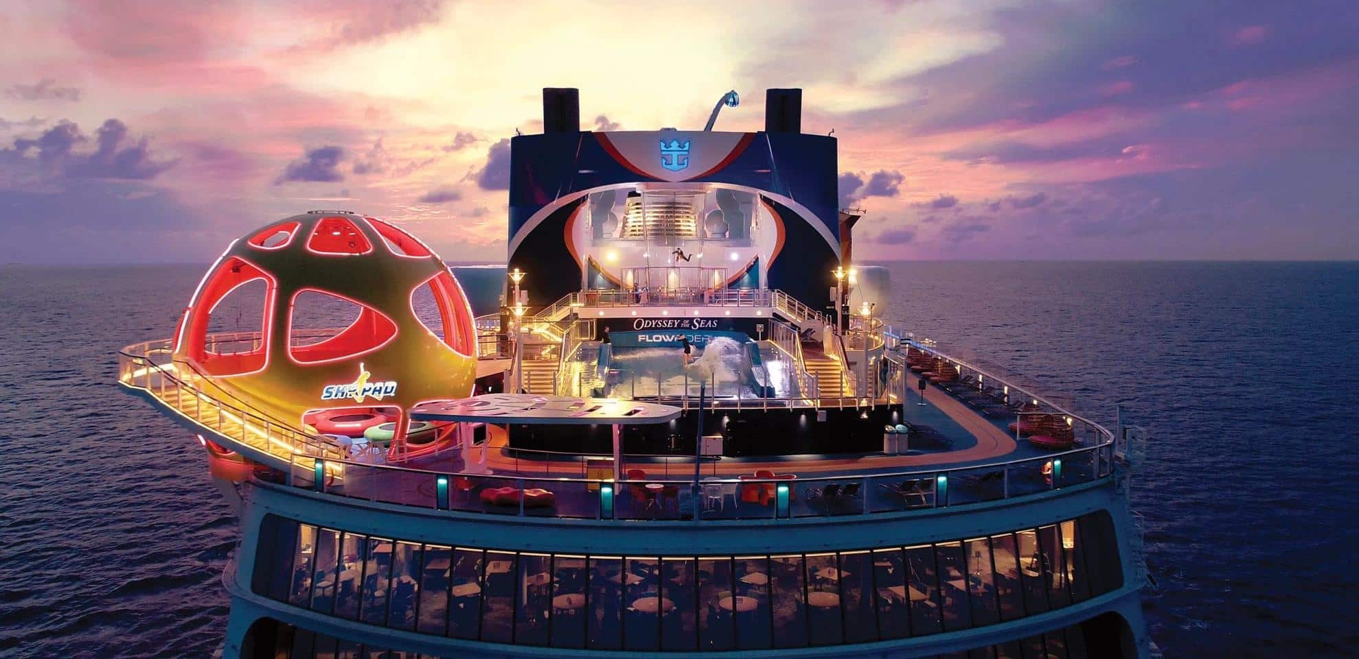 Royal Caribbean Odyssey of the Seas Cruise Ship Top-Deck Thrills on Odyssey of the Seas