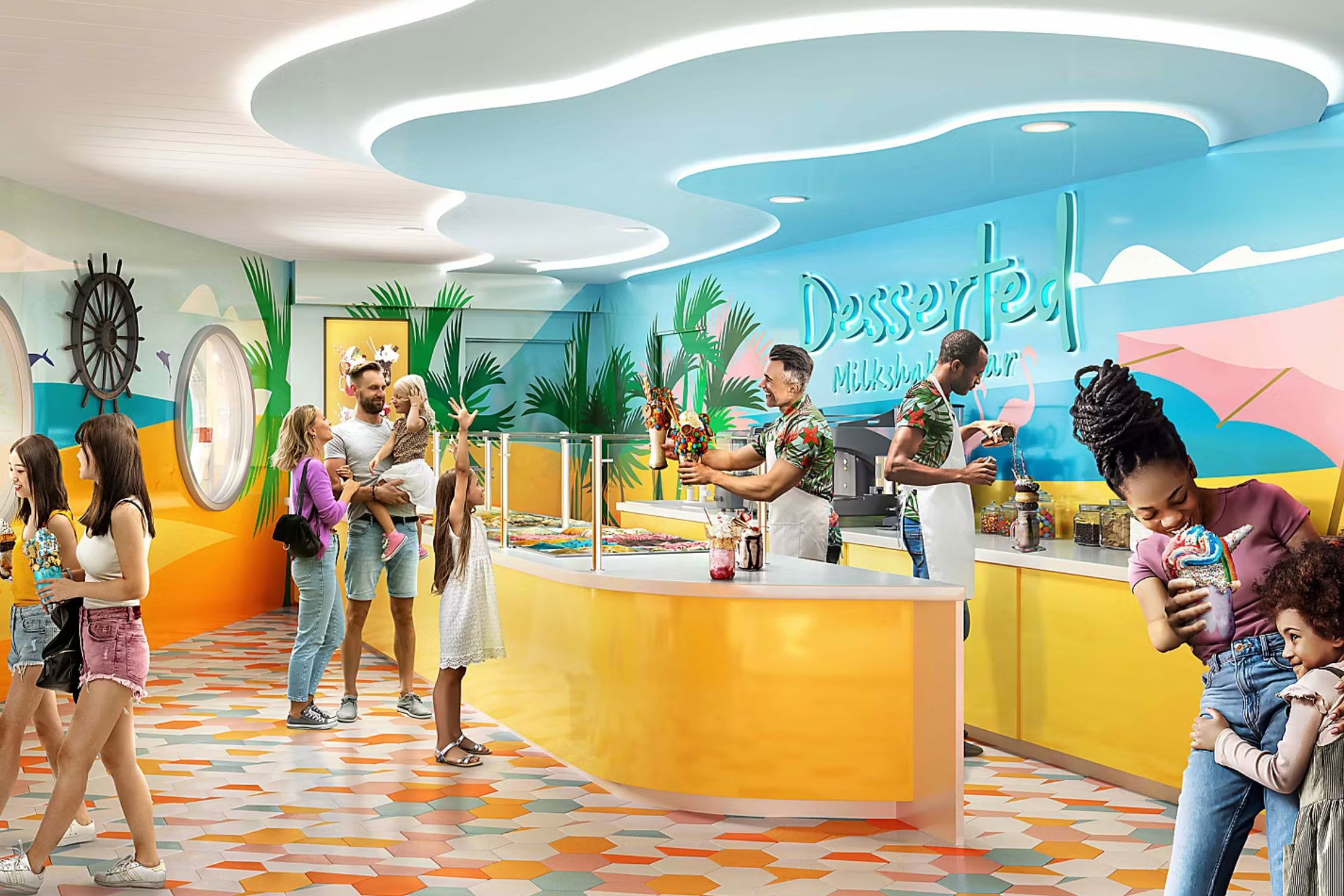 Exploring the Desserted Milkshake Bar: A Sweet Experience on Icon of the Seas