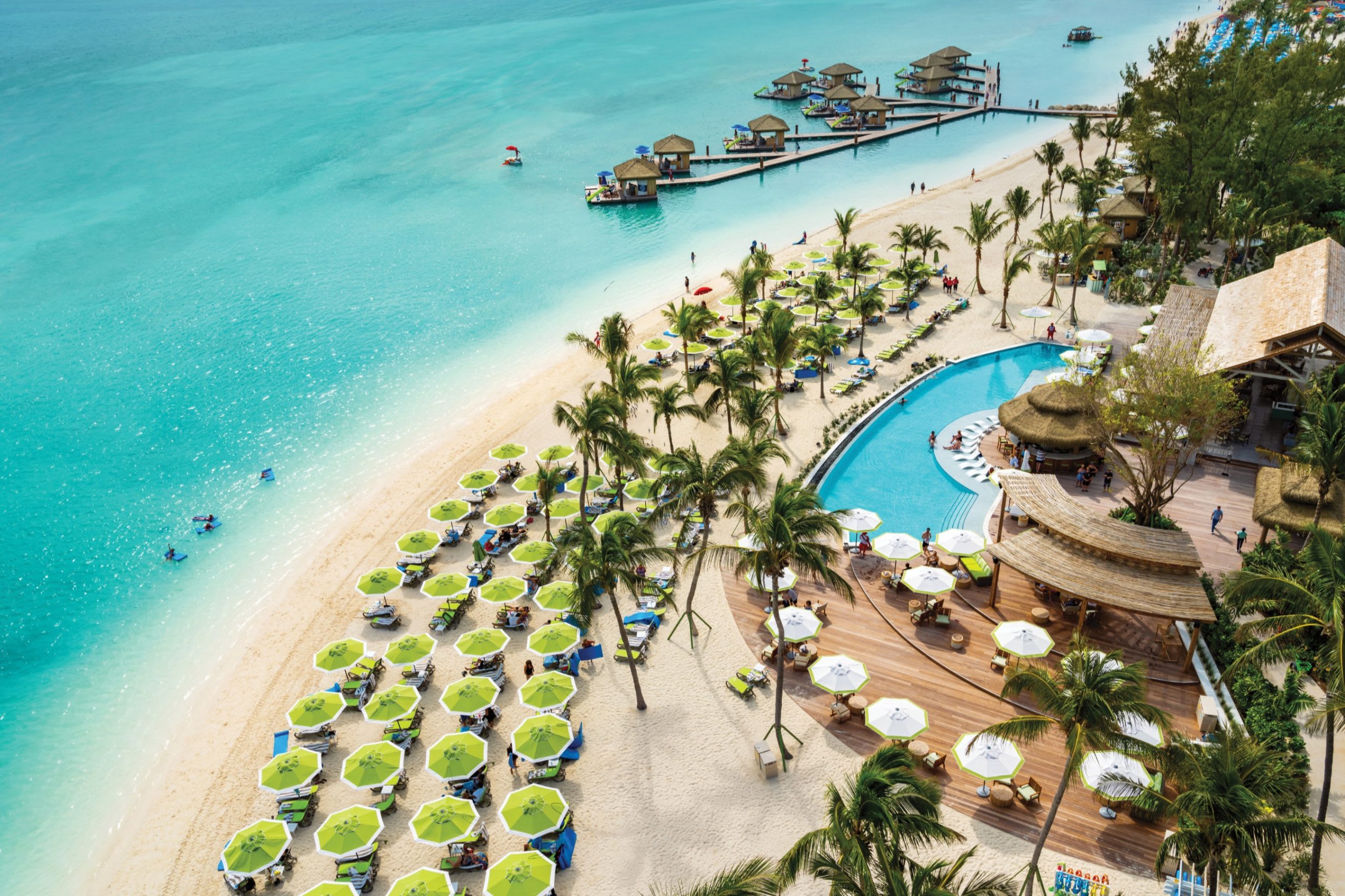 Dining at Coco Beach Club's Restaurant on Perfect Day at CocoCay
