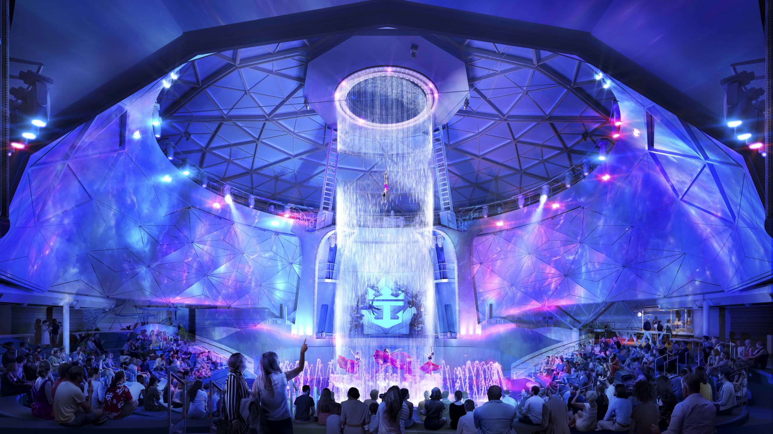 Royal Caribbean, Icon Class, Icon of the Seas, AquaDome, Aqua Show