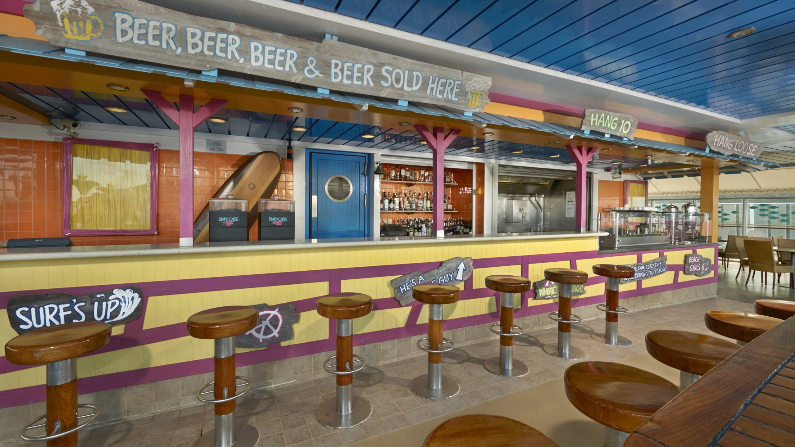 NCL, Bali Hai Bar