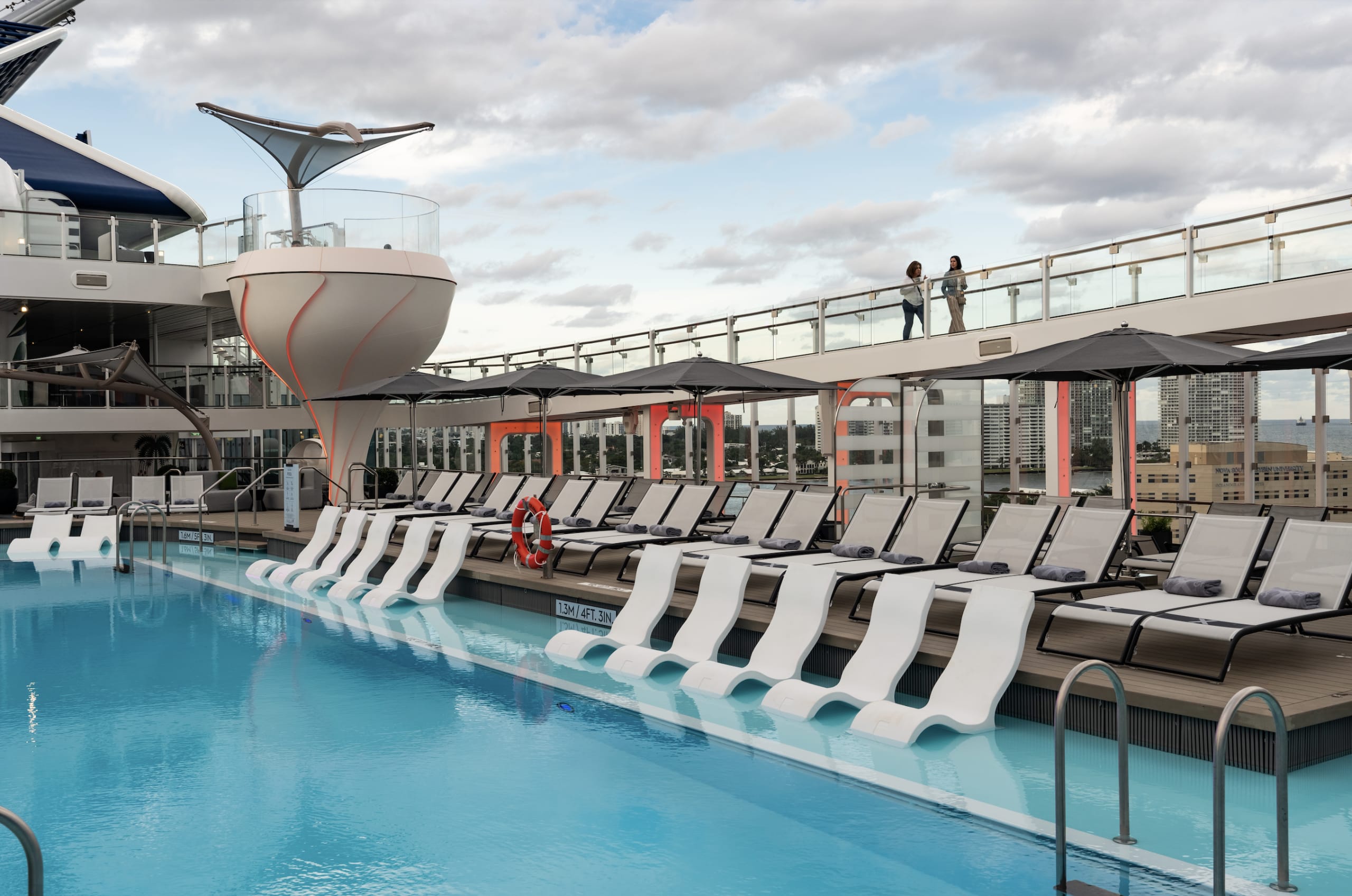 Celebrity Ascent, Edge Class, Celebrity Cruises, Pool Deck