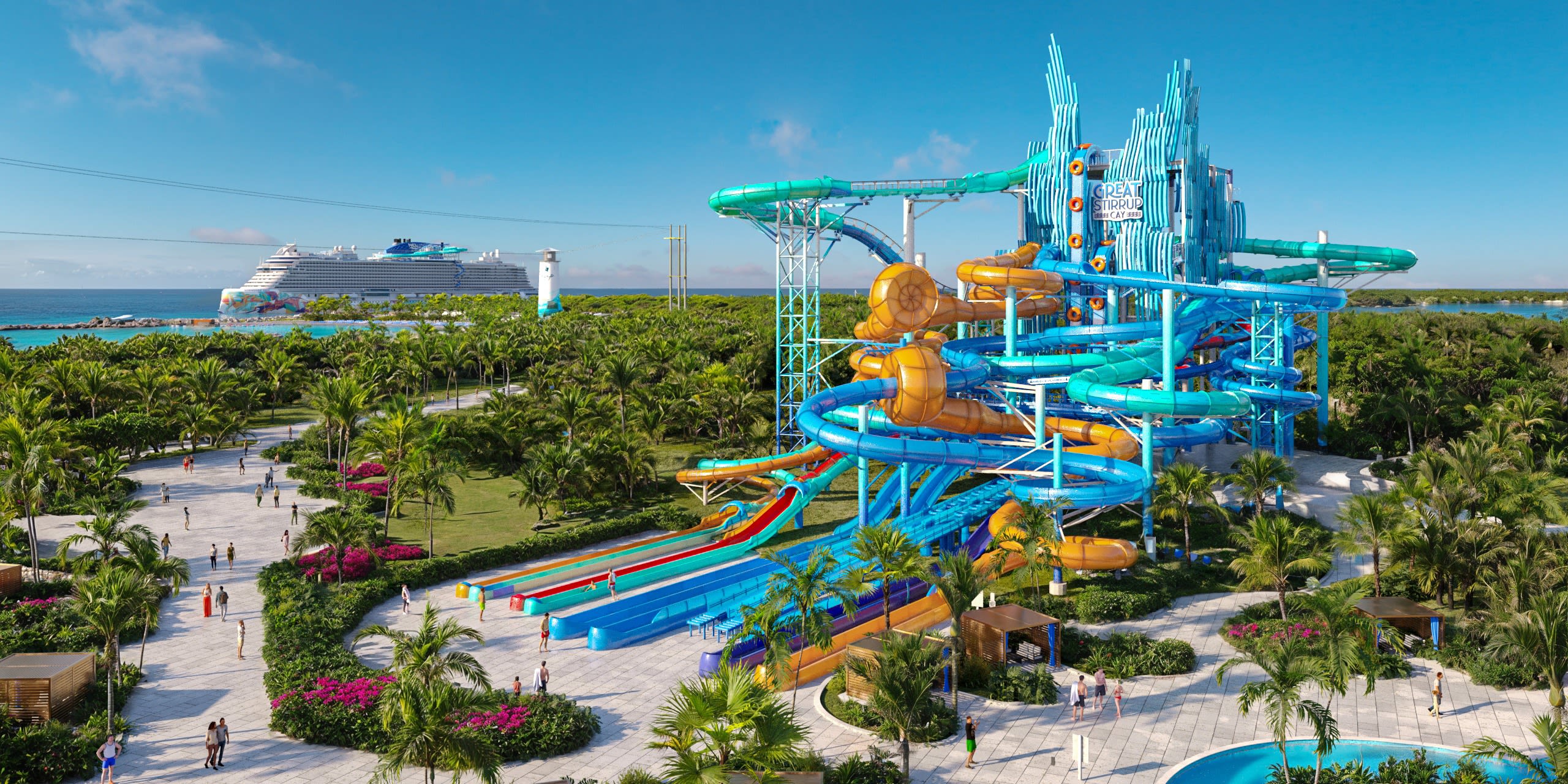 Get Ready for a Splash! NCL Unveils Massive Waterpark on Great Stirrup Cay