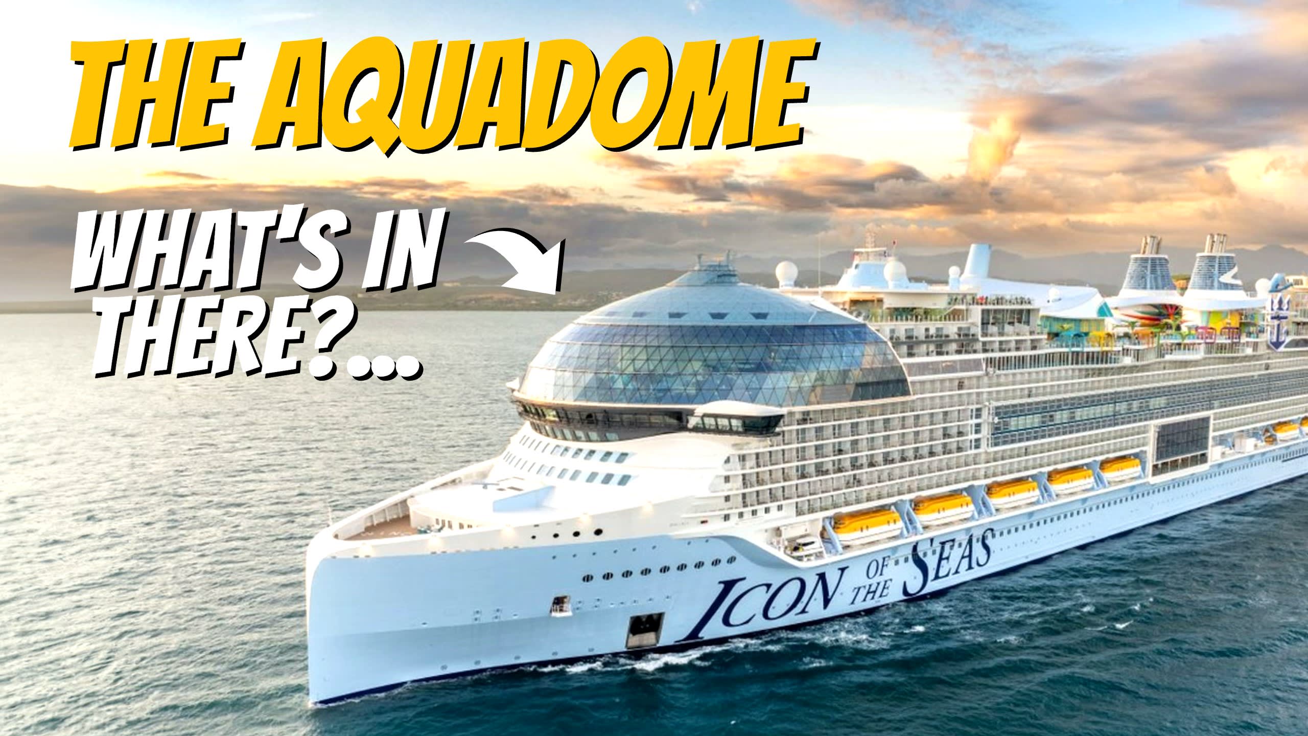 The AquaDome - Icon of the Seas Brand New Neighborhood