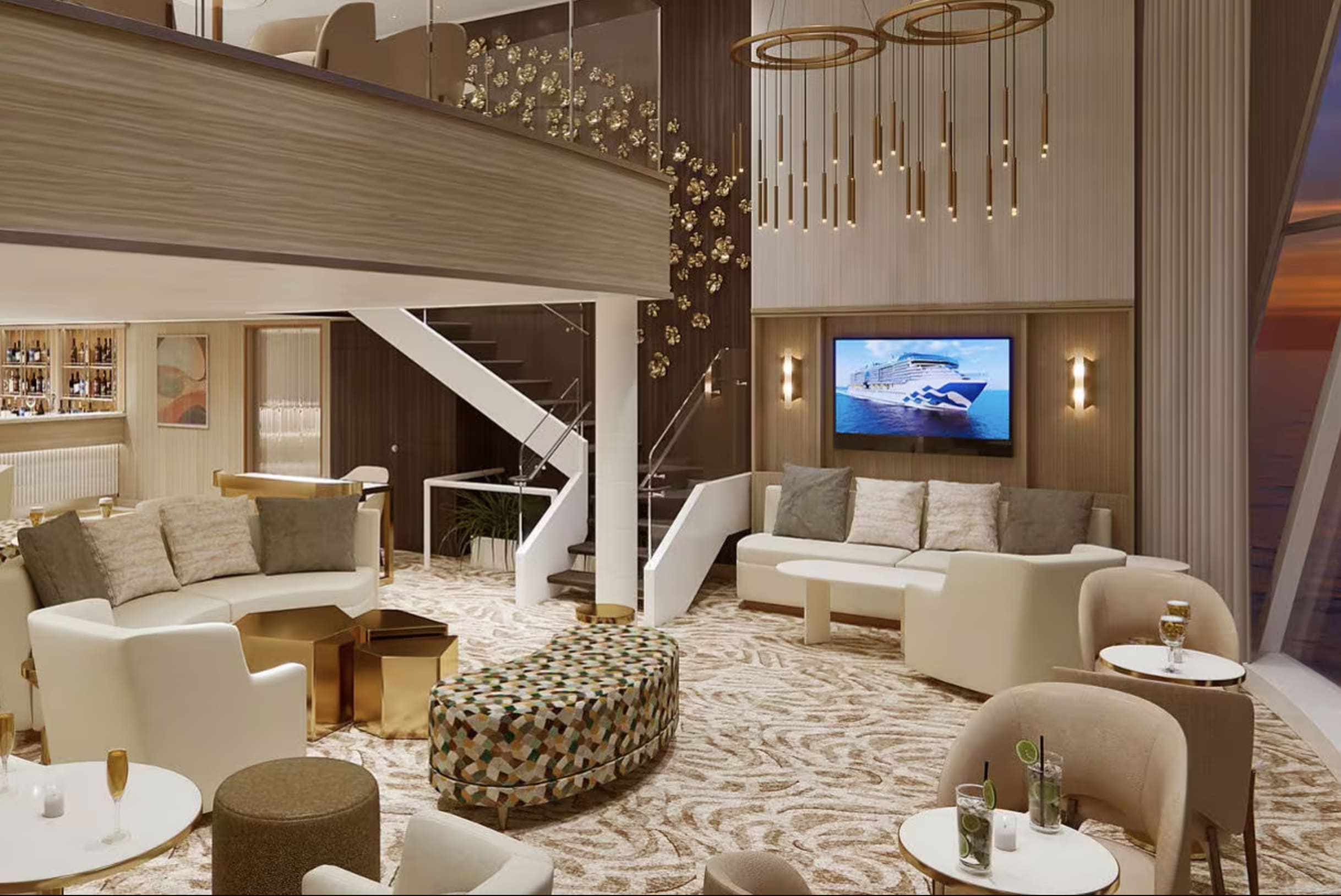 Princess Cruises, The Sanctuary Collection, The Suite Lounge