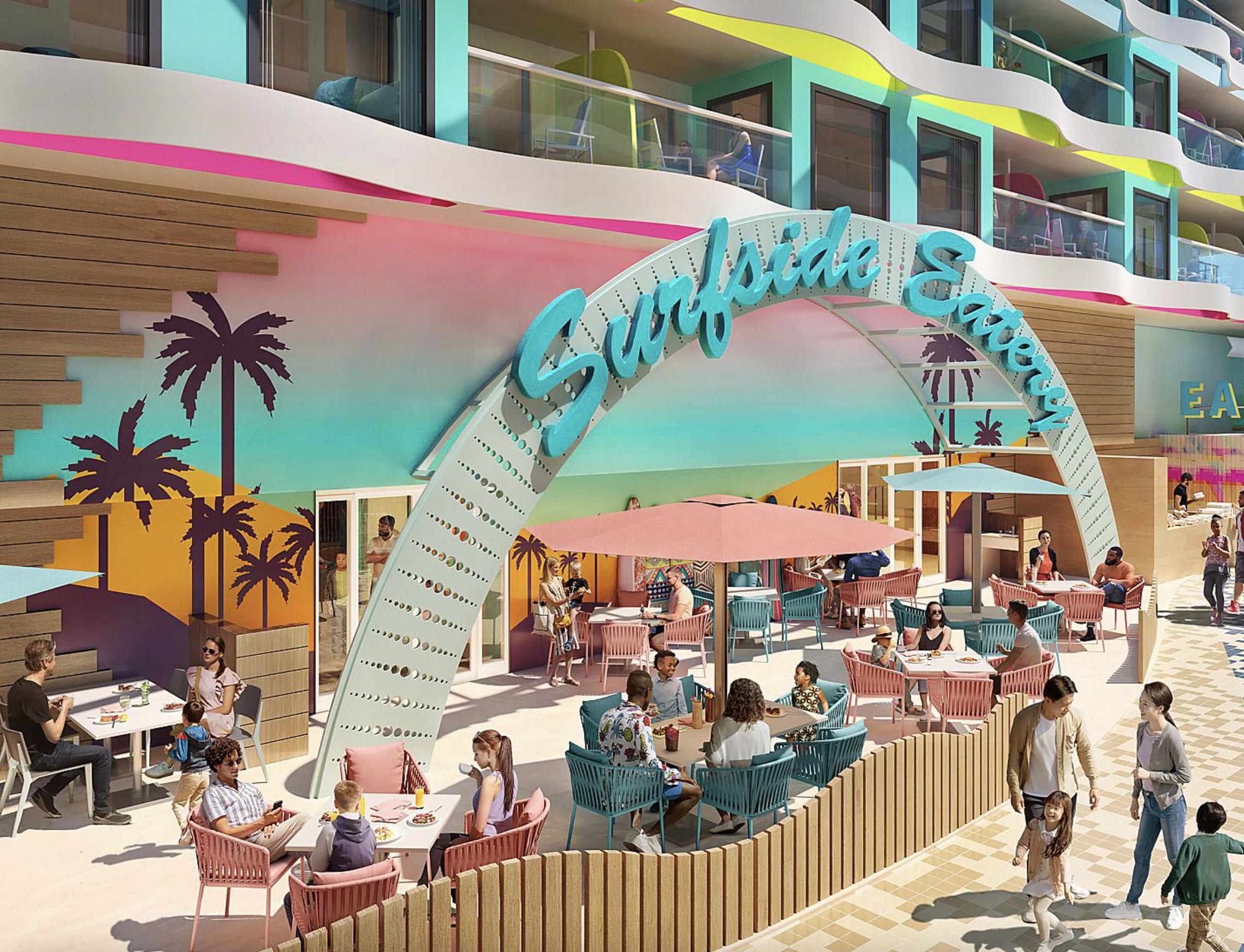Royal Caribbean, Icon of the Seas, Icon Class, Surfside Family Neighborhood, Surfside Eatery