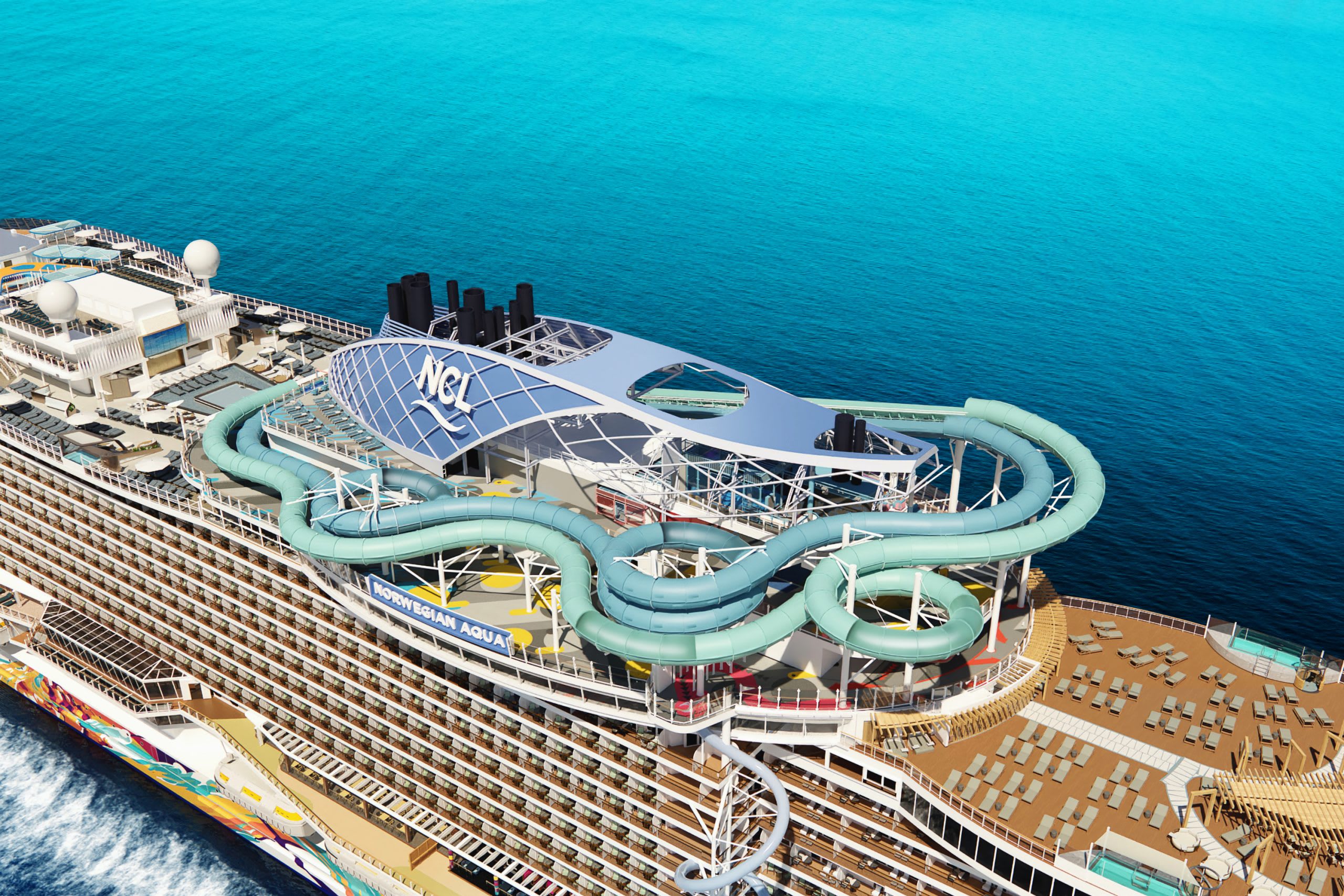 What is the Aqua Slidecoaster Onboard the Brand New Norwegian Aqua?