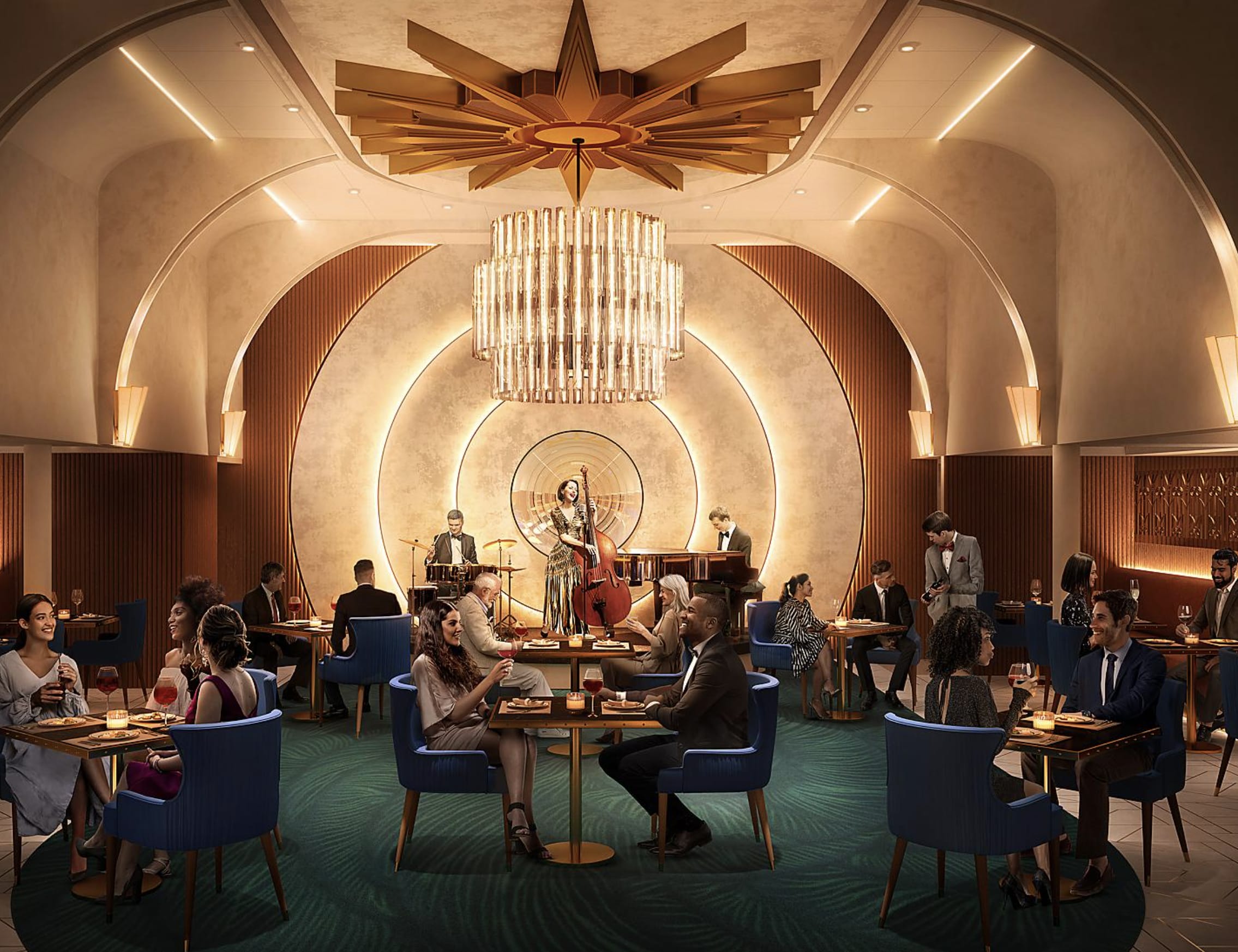 The Empire Supper Club, Icon of the Seas, Icon Class, Royal Caribbean