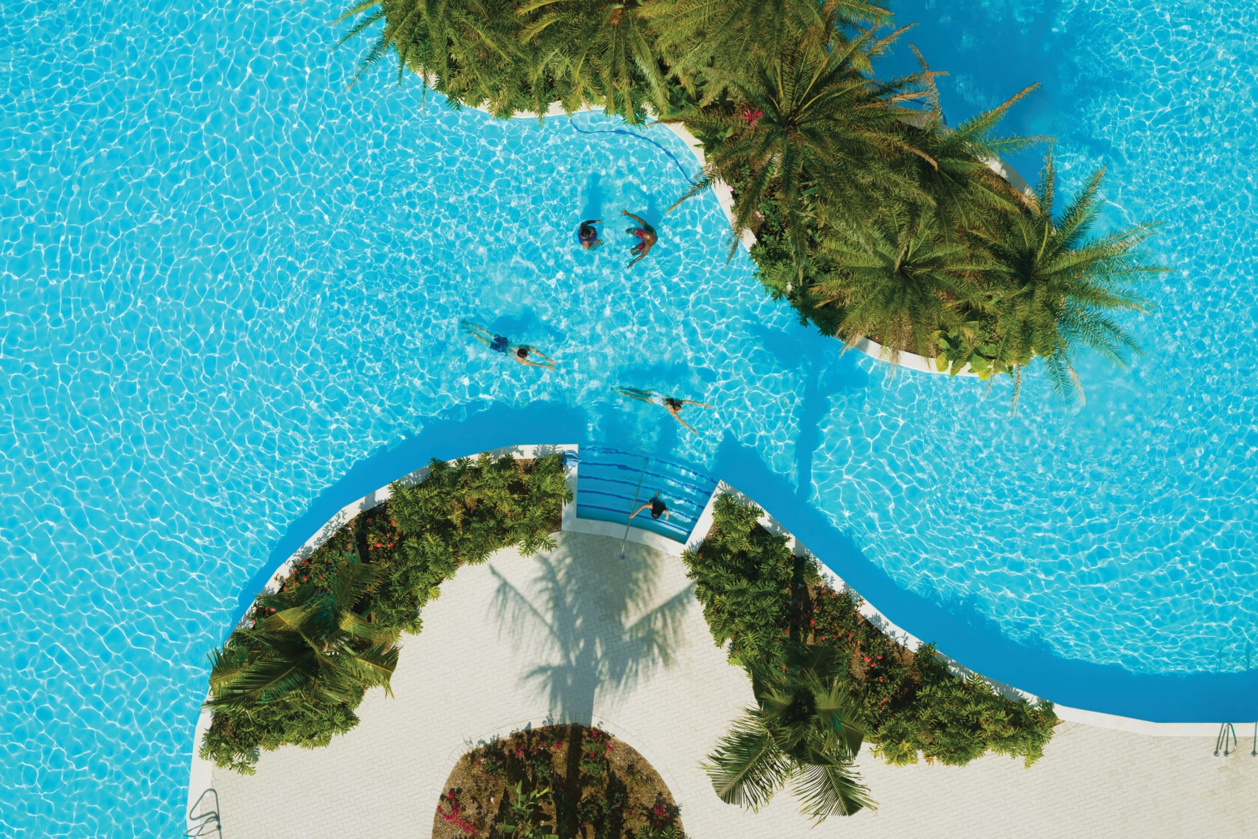 Oasis Lagoon - The Largest Fresh Water Pool in the Caribbean
