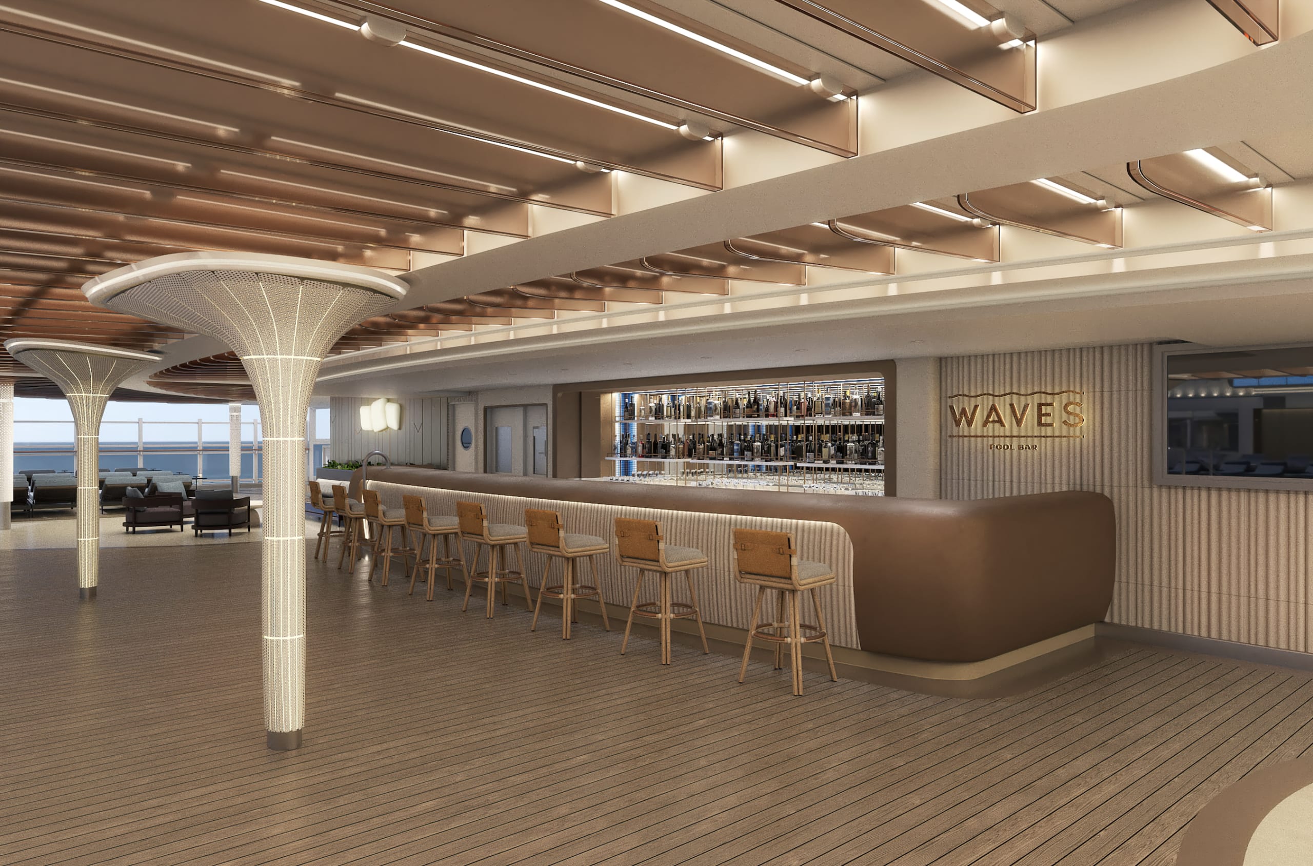 NCL, Norwegian Luna, Waves Bar