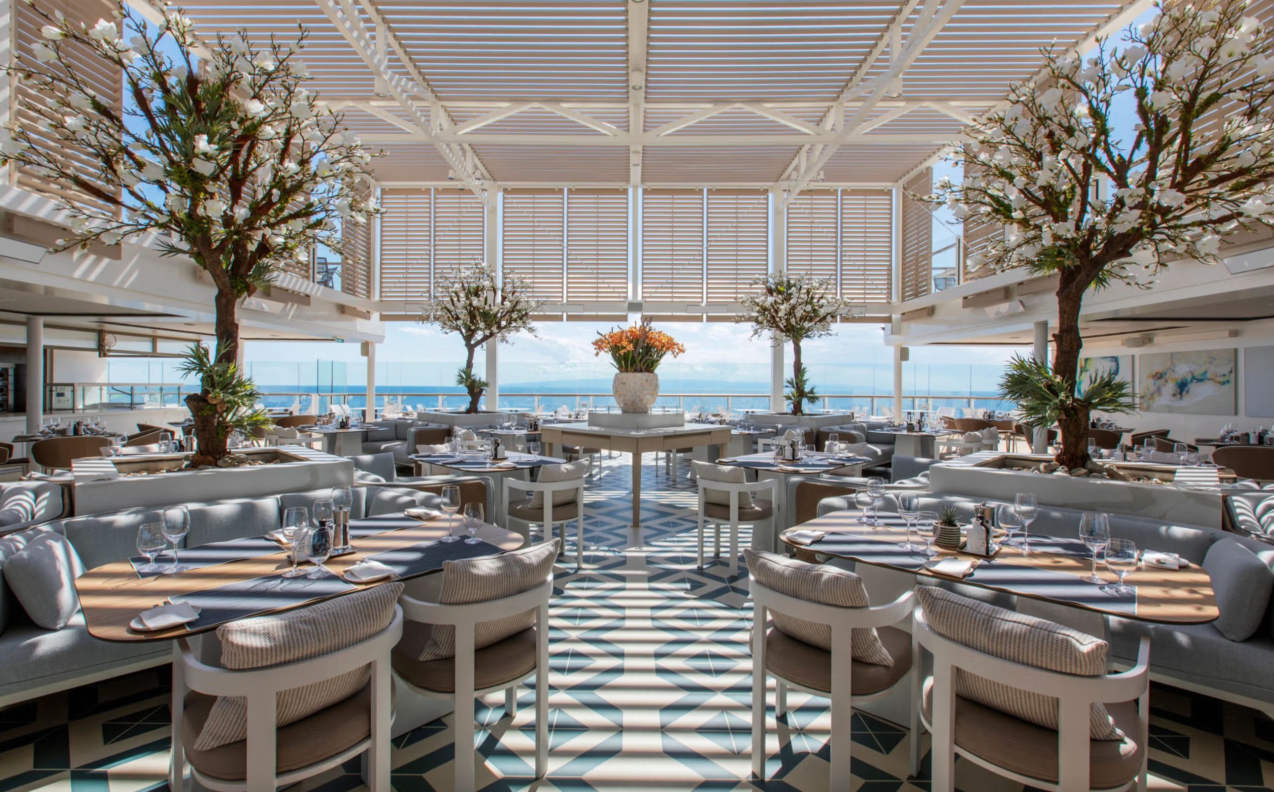 Experiencing Lunch at The Marquee on a Silversea Cruises' Ship