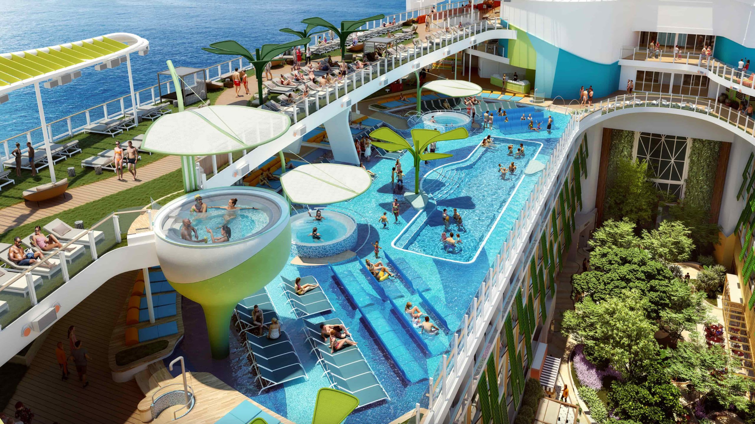 Royal Caribbean, Icon of the Seas, Royal Bay Pool